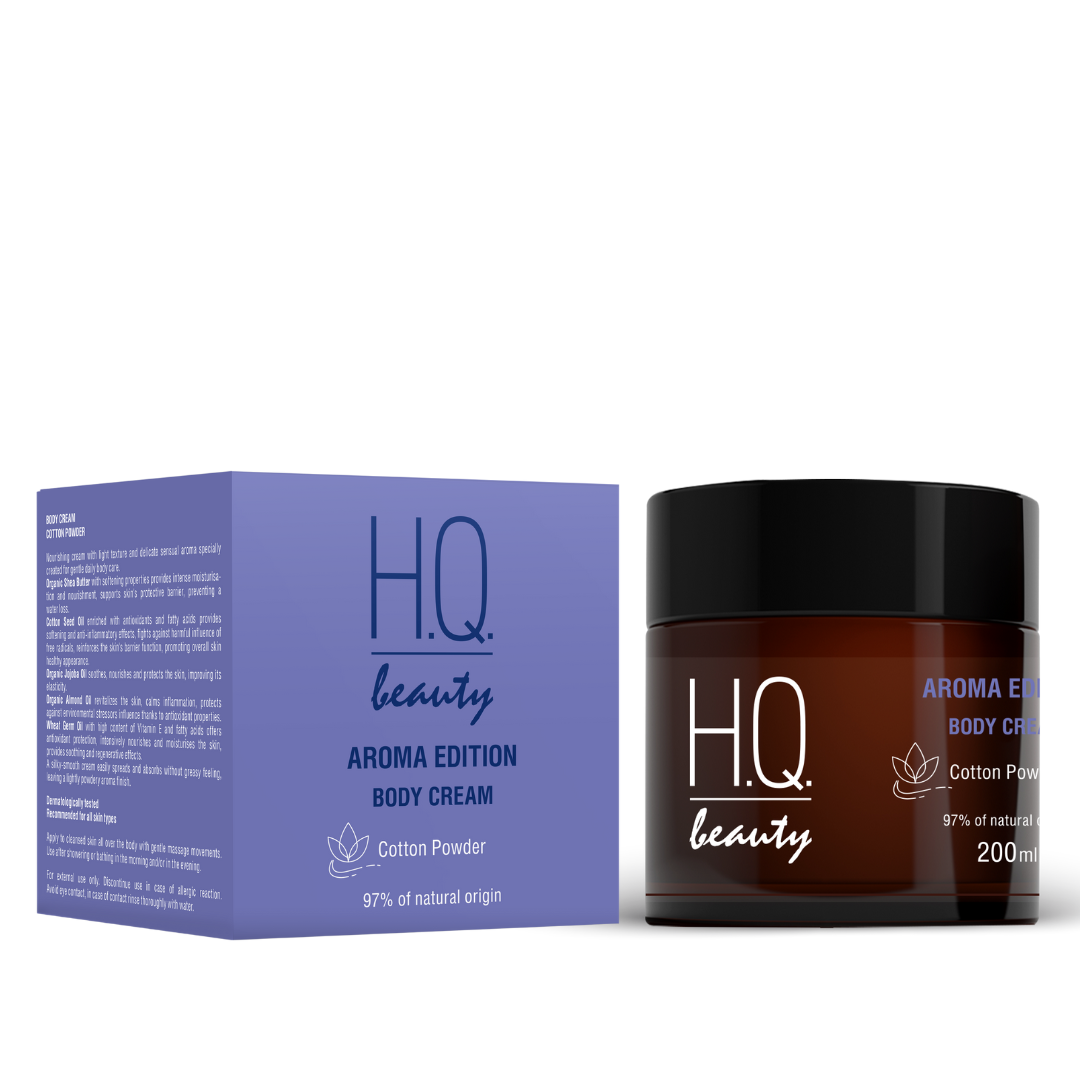 Крем для тіла пудра та бавовна H.Q.Beauty Aroma Edition 200мл