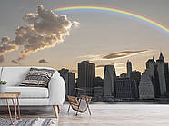 Самоклеюча плівка Oracal "Downton Blue Hour Brooklyn Bridge", фото шпалери для декору кімнати, фото 8