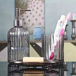 Набір для ванної кімнати Glass із 3-х предметів - оригінал