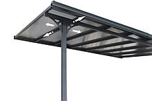 Навіс для авто та тераси Hardmaster Atlanta 6x3 м Cold Grey, фото 5