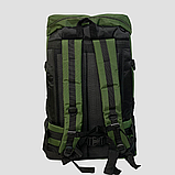 Рюкзак туристичний, похідний 80 л , Зелений, Міцний, водонепроникний рюкзак для подорожей, фото 4