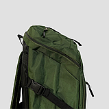 Рюкзак туристичний, похідний 80 л , Зелений, Міцний, водонепроникний рюкзак для подорожей, фото 6