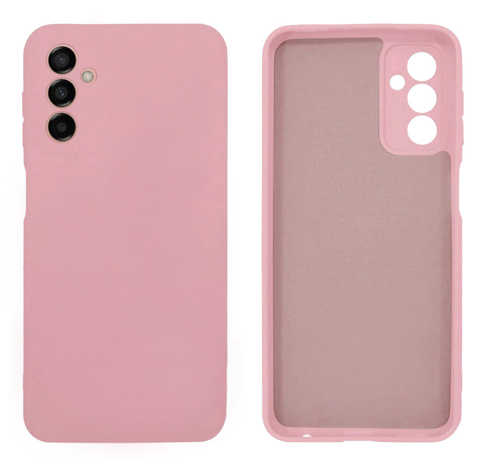 Чохол Silicone case Camera Protective для Samsung M13/M23 (18) пудра Pink Sand