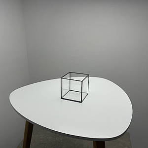 Скляний куб без наповнення.Флораріум куб