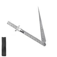 Щуп для вимірювання проміжків із лінійкою 150 мм, неіржавка сталь