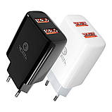 Мережевий Зарядний Пристрій Ridea RW-21011 Element Duo 2USB 2.1 A Колір Чорний, фото 3
