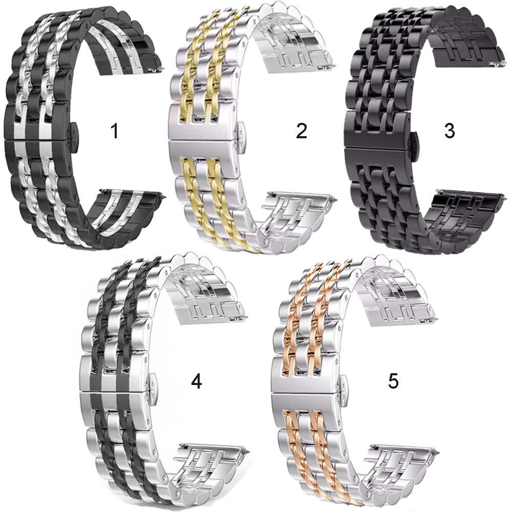 Браслет (7 ланок) ремінець для Samsung galaxy watch 46mm / Watch 3 45mm / Samsung Gear S3, фото 1