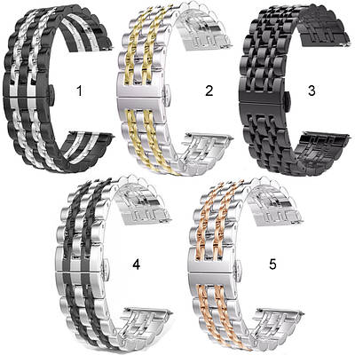 Браслет (7 ланок) ремінець для Samsung galaxy watch 46mm / Watch 3 45mm / Samsung Gear S3