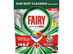 Таблетки для посудомийних машин Platinum Plus Лимон 36шт ТМ FAIRY