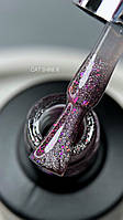 Гель-лак «котяче око» SAGA Professional CAT SHINE 08, 9 мл