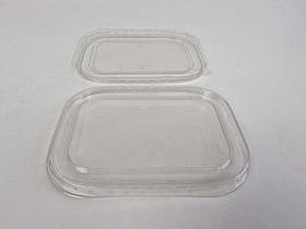 Кришка овальна ПЕТ V170*120 для "KRAFT" 650 мл 120*170*50 САЛАТ (50 шт)