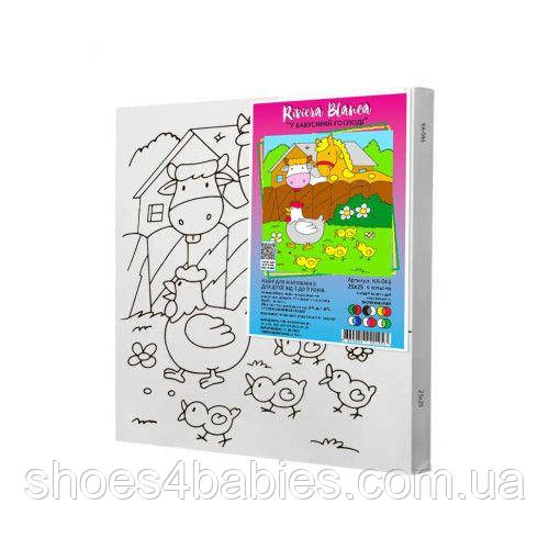 Дитячий набір для розпису "У бабусіному господарстві", 25х25 см