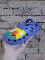 Крокси дитячі Angry birds (фіолетовий 20 см)