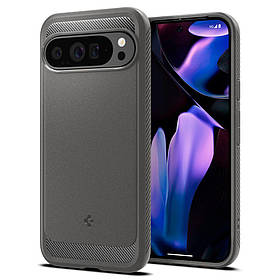 Чохол Spigen для Pixel 9 Pro XL - Rugged Armor, Marble Gray (ACS07784)