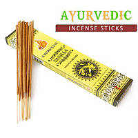 Ayurvedic Vanilla 15 грам Ваніль, ароматичні палички індія, пахощі