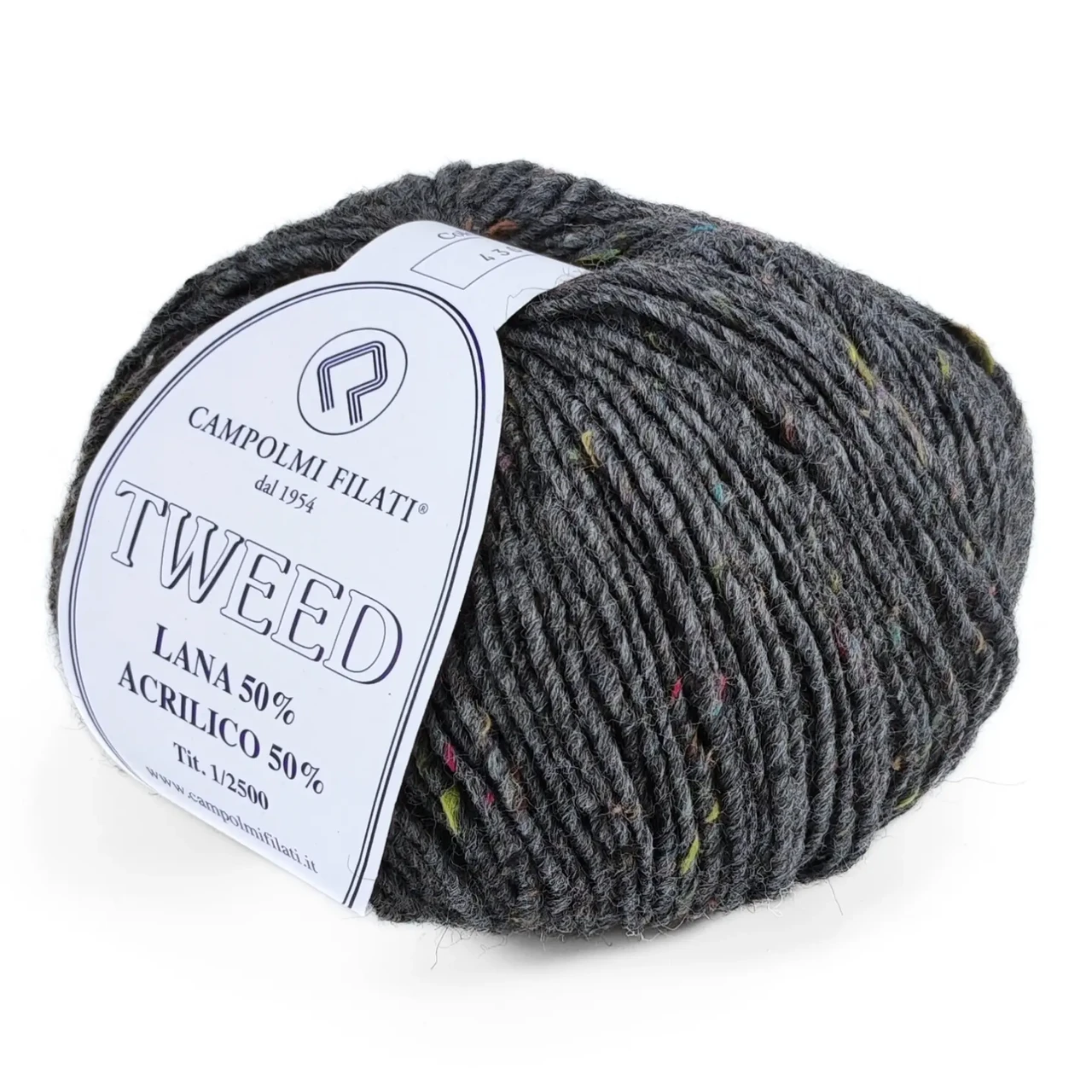 ПРЯЖА твід TWEED/ТВІД, сірий 430