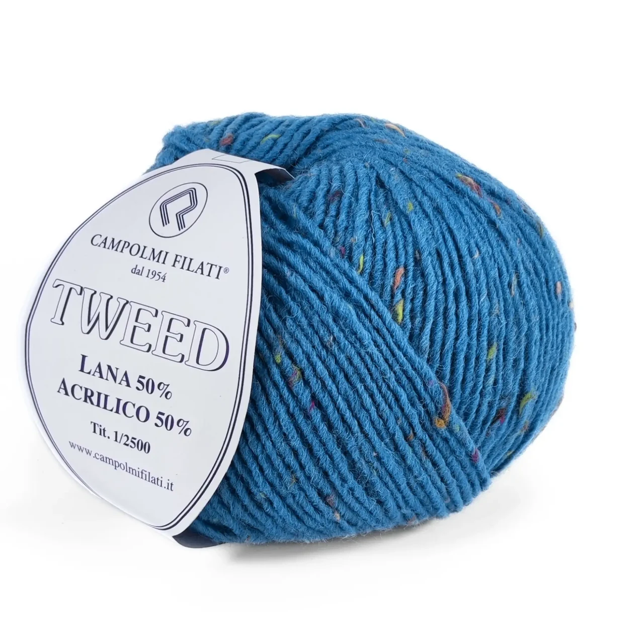 ПРЯЖА твід TWEED/ТВІД, яскраво-блакитний 428