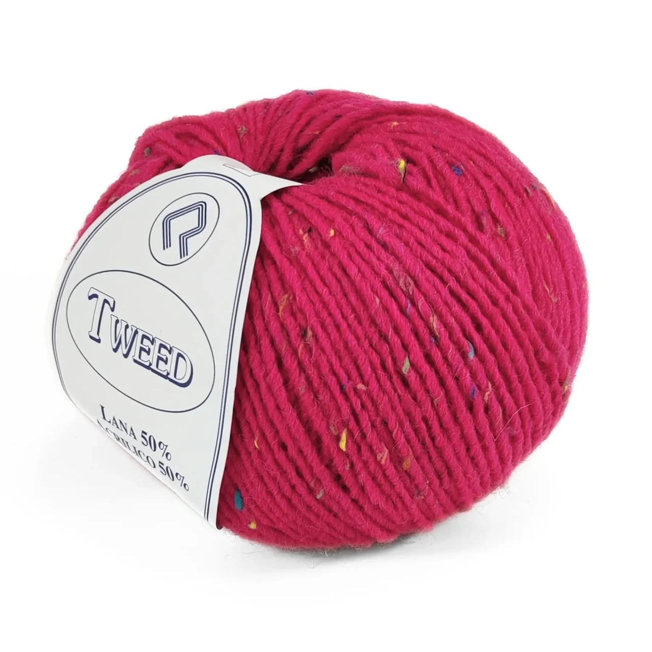 ПРЯЖА твід TWEED/ТВІД, яскраво рожевий 422