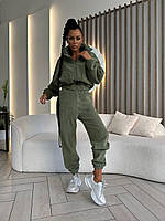 Дуже теплий жіночий флісовий костюм новинка 2025