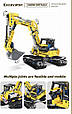 Конструктор 2в1 "Екскаватор" (399 деталей) арт. 57017, фото 3