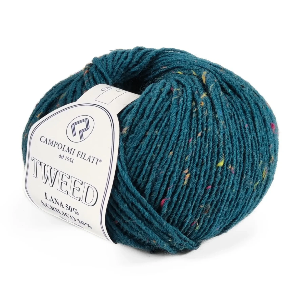 ПРЯЖА твід TWEED/ТВІД, смарагдовий 418