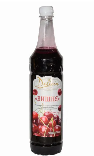 Сироп Delicia Вишня 1 л (ПЕТ)
