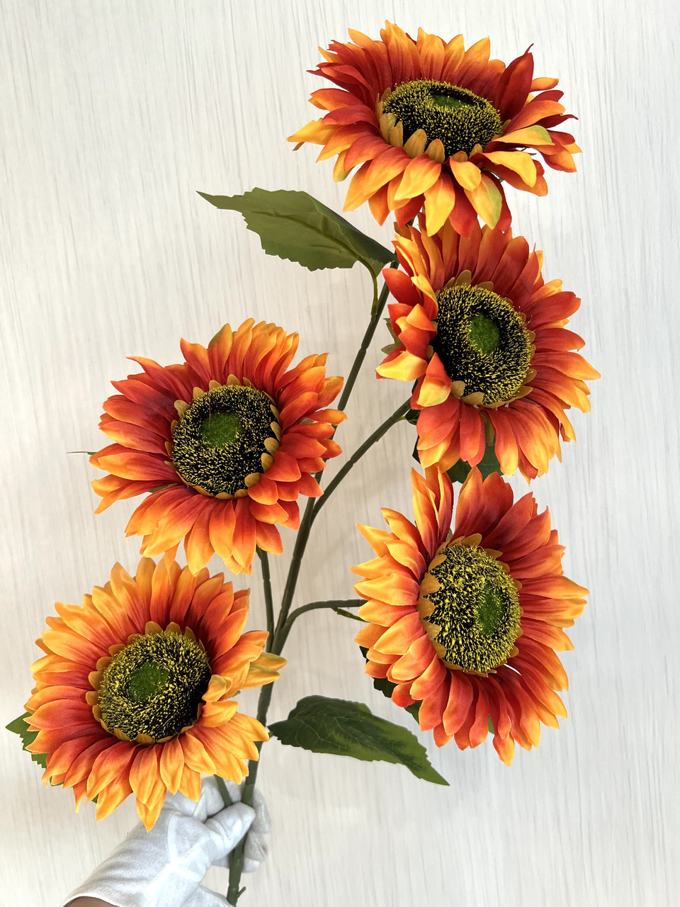 Соняшник декоративний. Гілка соняшника на п'ять квіток ( 105 см), фото 1