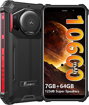 Смартфон Oukitel FOSSiBOT F101 Red акумулятор 10600 мАг 4/64GB