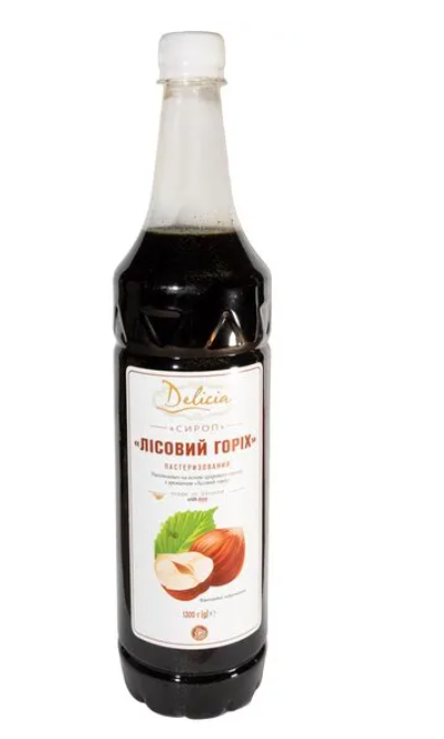 Сироп Delicia Лісовий Горіх 1 л (ПЕТ)