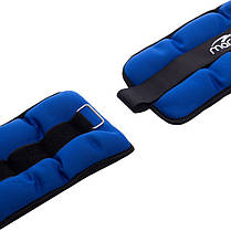 Обважнювачі-манжети для рук та ніг Maraton 2x2 кг для підвищення ефективності тренувань, фото 4