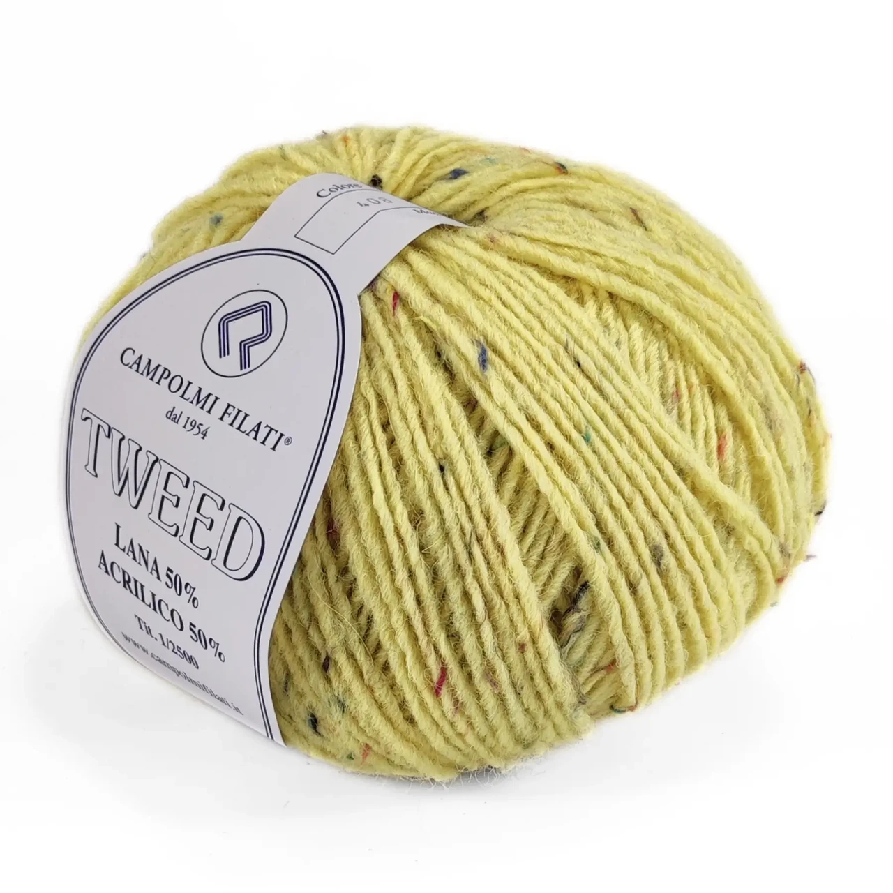 ПРЯЖА твід TWEED/ТВІД, світло-жовтий 408