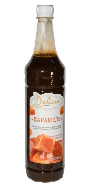 Сироп Delicia Карамель 1 л (ПЕТ)