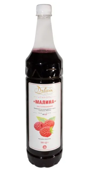 Сироп Delicia Малина 1 л (ПЕТ)