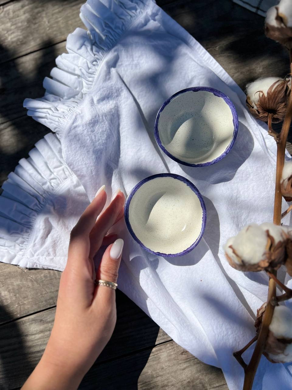 Соусник для Суші 40 мл Синій Лофт, фото 1