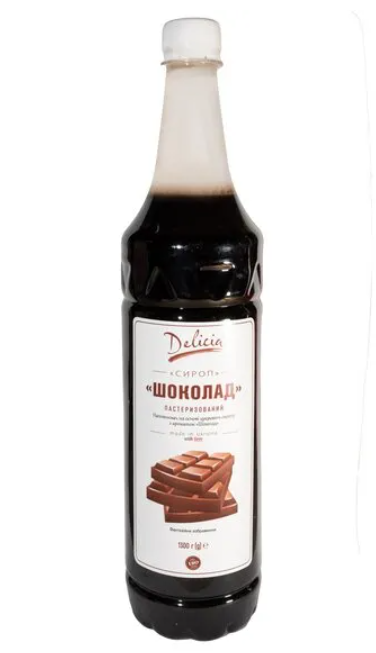 Сироп Delicia Шоколад 1 л (ПЕТ)
