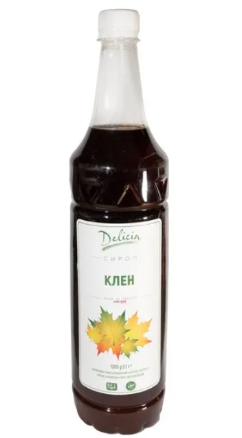 Сироп Delicia Клен сироп 1 л (ПЕТ)