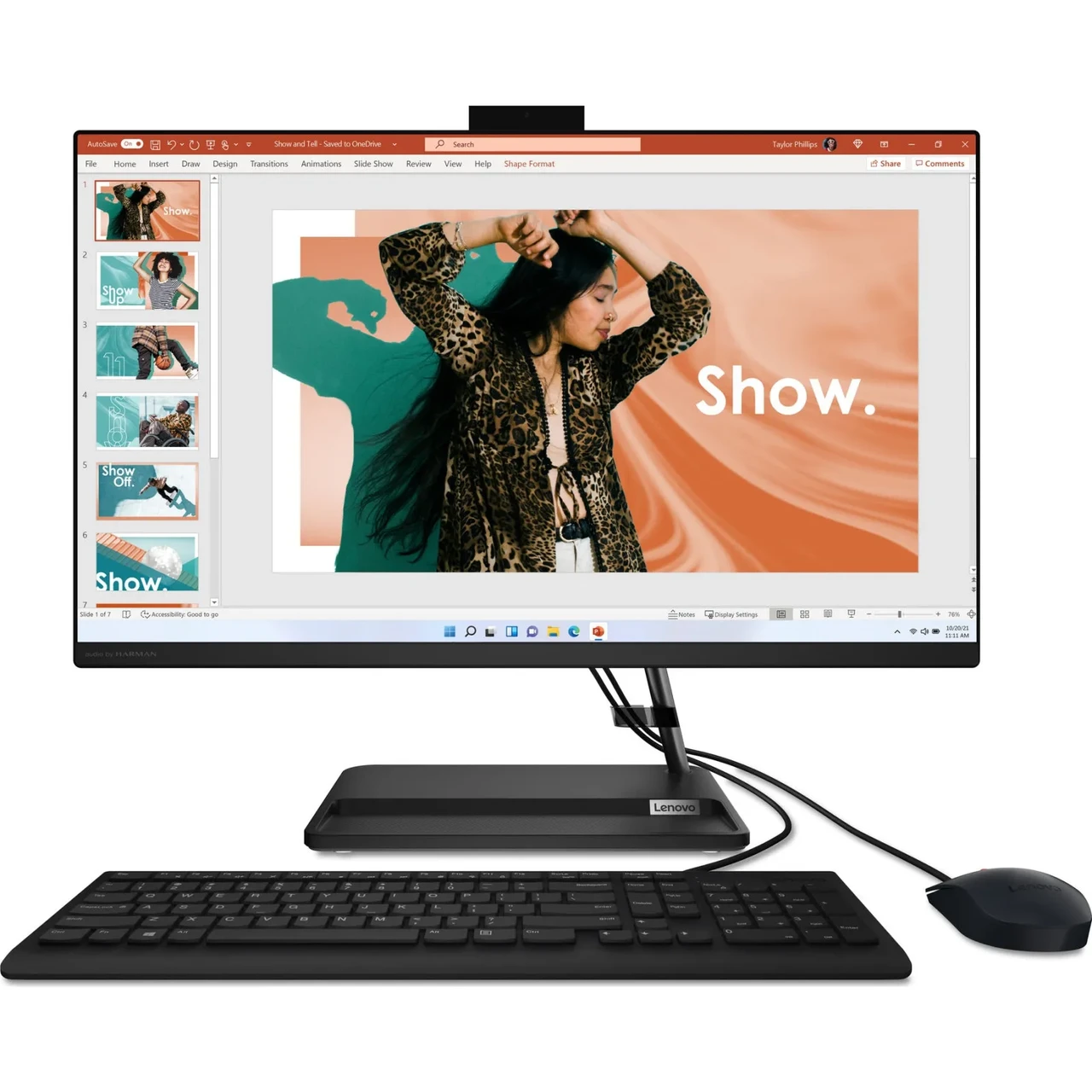 Моноблок Lenovo Ideacentre AIO 3 27IAP7 (F0GJ010RUO) Black 27
