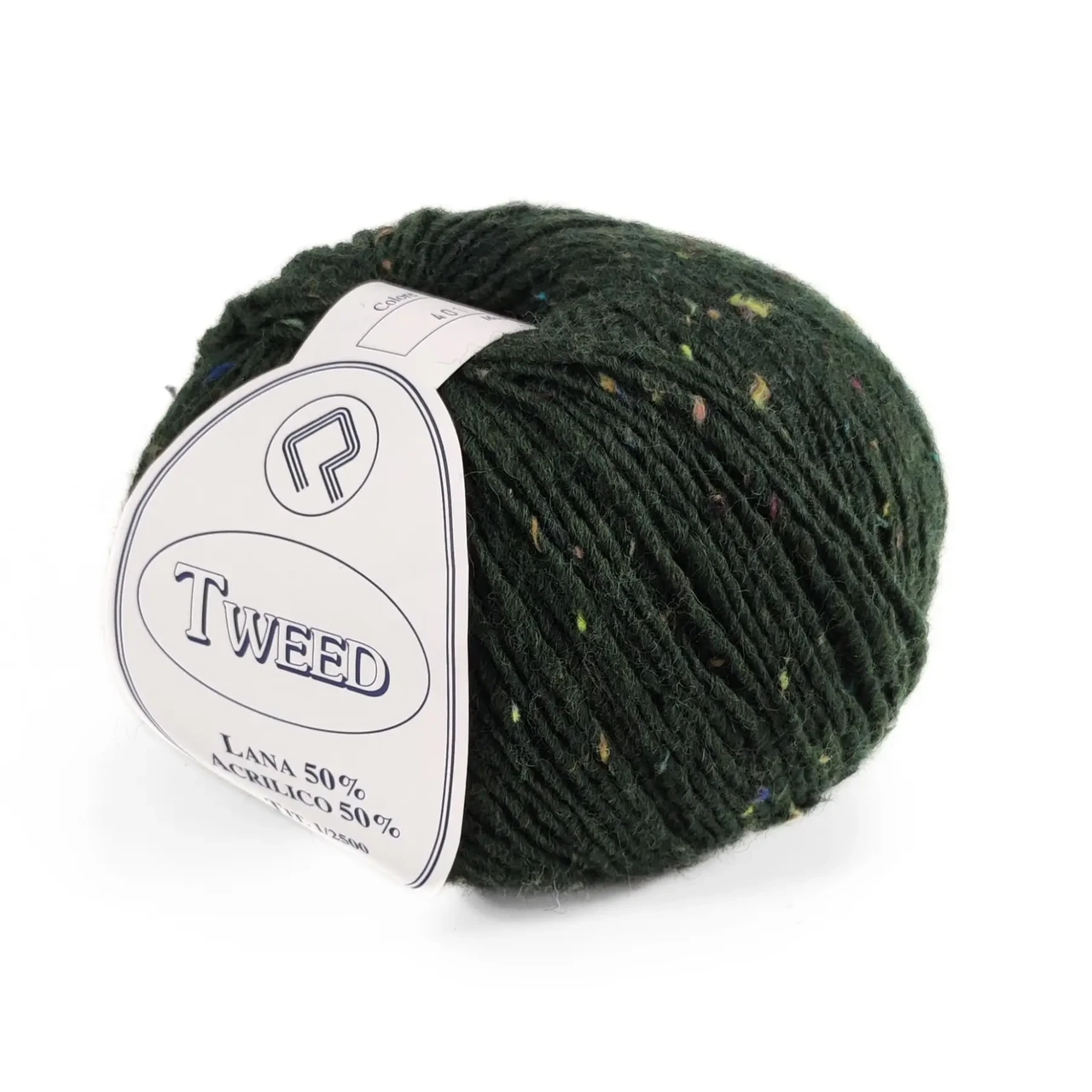 ПРЯЖА твід TWEED/ТВІД, темно-зелений 401