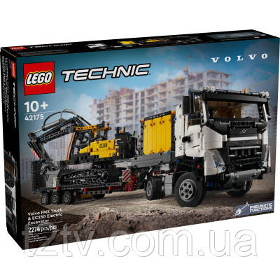 Конструктор LEGO Technic Вантажівка Volvo FMX і Електричний екскаватор EC230 (42175), фото 1
