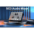 Мікшерний пульт Fifine Sound Card Black (SC3), фото 7