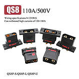 Надпотужний роз'єм QS8P-L (тато) 8mm 180A, фото 2