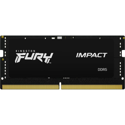 Модуль пам'яті для ноутбука SoDIMM DDR5 16GB 6000 MHz Impact XMP Kingston Fury (ex.HyperX) (KF560S38IB-16), фото 1
