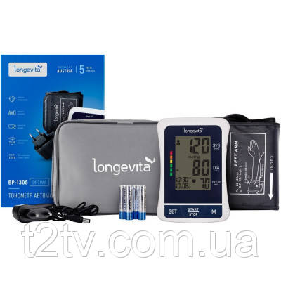 Тонометр Longevita Авт.вимір.артер.тиску LONGEVITA BP-1305 Авт.вимір.артер.тиску (BP-1305), фото 1