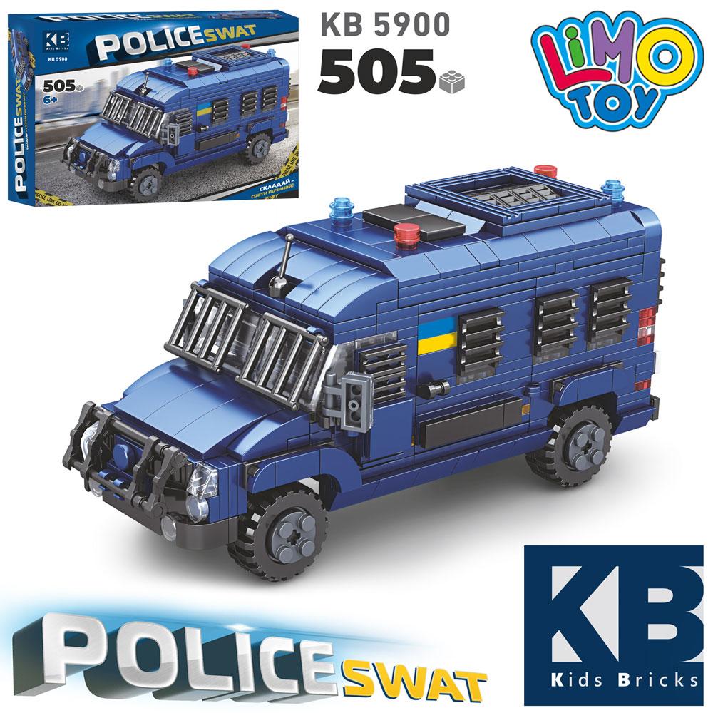 Конструктор LimoToy поліцейська машина арт. KB 5900