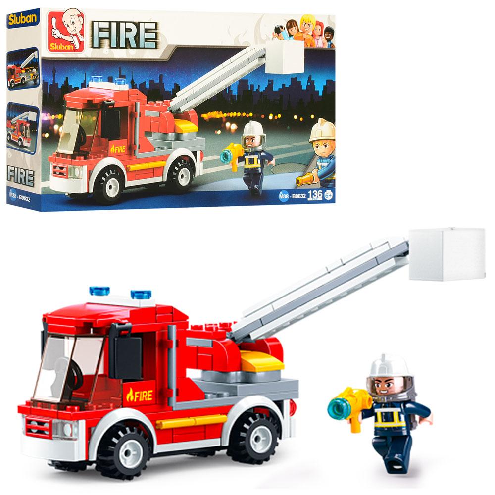 Конструктор SLUBAN M38-B0632 "Fire": пожежна машина