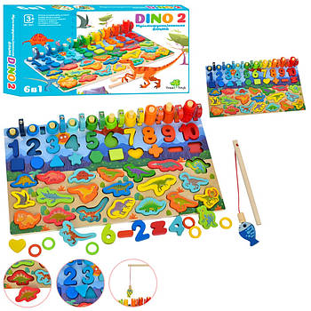 Дерев'яна іграшка Tree Toys багатофункціональна дощечка MD 1947