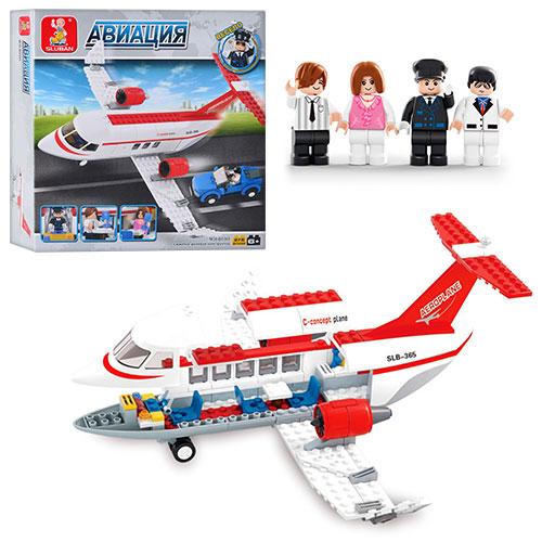 Конструктор SLUBAN M38-B0365 Авіація: літак, фігурки, 275 деталей M38-B0365, фото 1