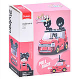 Конструктор SLUBAN машина з фігуркою в асорт. M38-B1051, фото 6