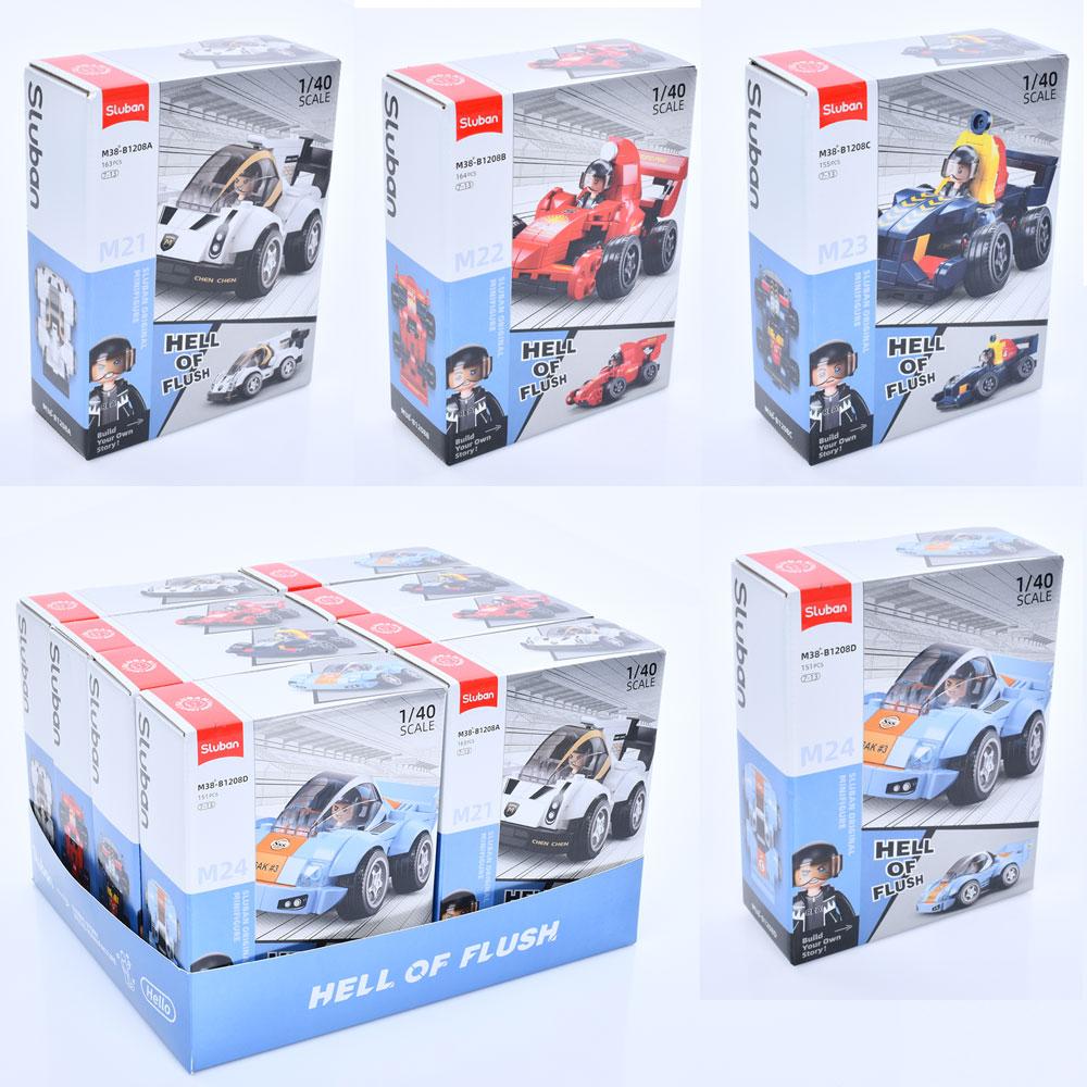 Конструктор SLUBAN M38-B1208 авто серія, машина, 1:40, фігурка, 4 види, фото 1