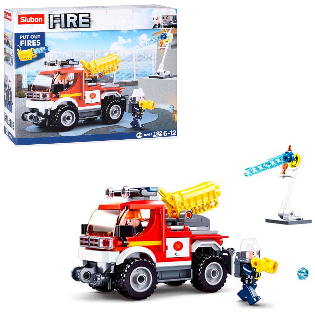 Конструктор SLUBAN Fire Пожежна машина M38-B0965, фото 1